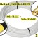 Кабельная сборка RG-58 белого цвета с разъемами SMA-male - TNC-male, 2 метра