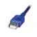 Переходник USB 2.0 (male) на USB 2.0 (female), с передачей данных, 100 см